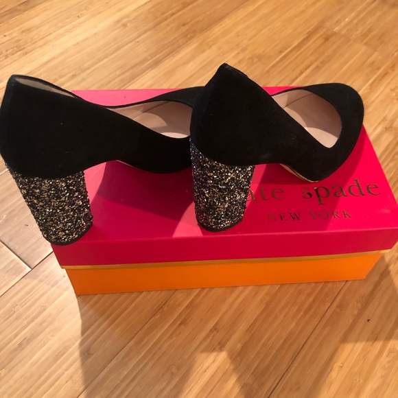 Kate Spade Black Suede Shoes - Picture 6 of 6